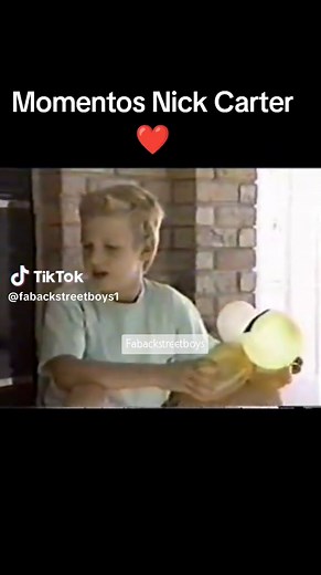 Nick Carter momentos ❤️#❤️ #bsb #backstreetboys #backstreetsback #bsblove #nickcarter #momentos t#baby #boyband #anos90