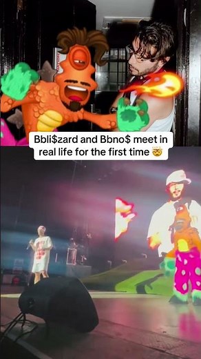 Bbli$zard and Bbno$ meet in real life for the first time 🤯