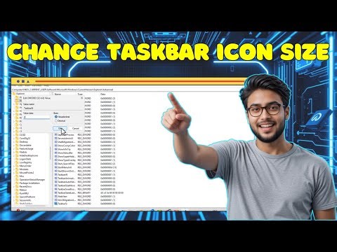 How To Change Taskbar Icon Size In Windows 11 | Quick Registry Tutorial (2025)