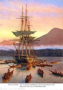 J. J. Astor, Building Ft. Astoria and the Shipwreck of the Tonquin