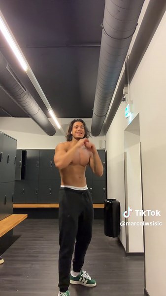 Muscle Flexing Workout Routine in the Gym