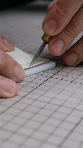 Appreciating the warmness in handcraft. #leathercraft #asmr #leather