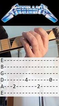 One Intro - Metallica - Guitar Lesson #guitar #metallica