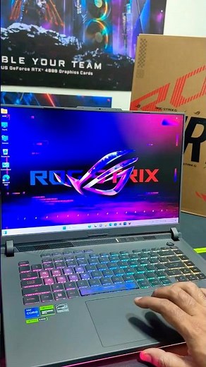 🔥 Asus ROG Strix G16 | RGB keyboard light control | Aura Sync Magic #laptop #gaming #asus #rog