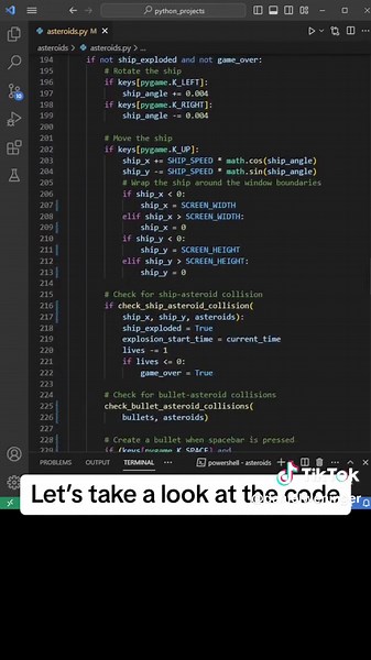 Create an Asteroids Game in Python Using Pygame