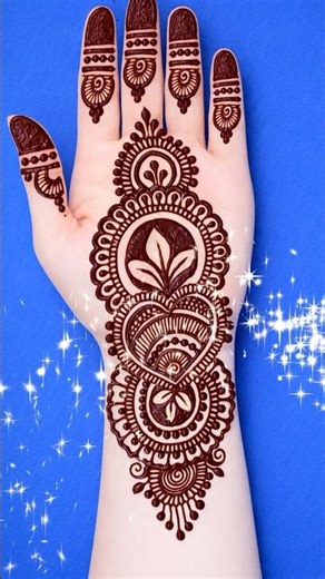 Trending Henna Art 🔥 #hennaart #mehndi #shorts