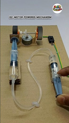 Hydraulic Braking System With DC Motor | Powerful DIY Engineering Project
