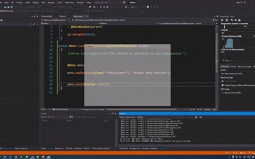 Qt68-2 QMenu (菜单类) TearOff Menu
