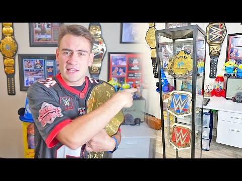 How To Display WWE Replica Title Belts!