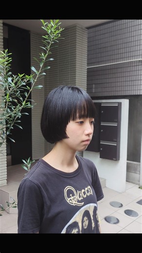 マッシュラインのミニボブ #ボブ #美容室 #マッシュヘアー