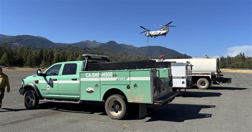 Swift Complex: 538 acres of forest land burned in Trinity County at Peak and Lick Fires