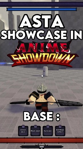 Asta Anime Character Showcase in Game