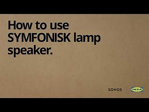 How to use SYMFONISK lamp speaker
