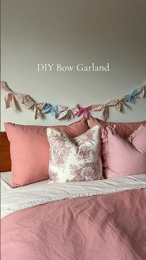 DIY Spring Bow Garland 🎀🌷