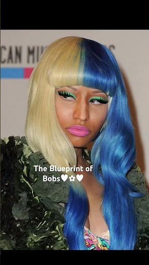 Nicki Minaj started wearing Bob wigs earlier in career #nickiminaj