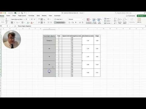 Year 7 Science - Making Tables and Graphs on Excel