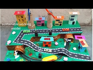 Sustainable working model | sustainable development City | working science model | wind energy