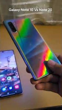 Galaxy Note 10 Vs Galaxy Note 20 #samsung #smartphone