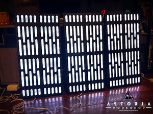 Star Wars Galaxy Panel LED Bluetooth Wall Panel Death Star Starfighter Display Backdrop - Etsy