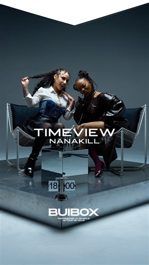 BUIBOX on Instagram: "Une pause dans le temps avec l’artiste nanaKILL dans la TIMEVIEW de la BUIBOX, présentée par notre superbe Sandy Ferreira. Bonne écoute ! La version complète est sur YouTube. Réalisateur et Photographe : Julien BUI @julien.bui_ Montage : Olympe BOYER @olykchan Production : @hoio.studio Lieu de tournage : @belairstudioparis"