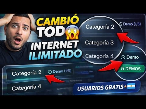 NUEVA WEB PARA INTERNET ILIMITADO 😱 MÁS OPCIONES + INTERNET GRATIS 2026
