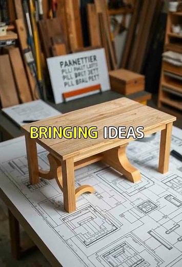 Built This Entire Table and Chairs Set With One Plan #diy #woodworking #shorts