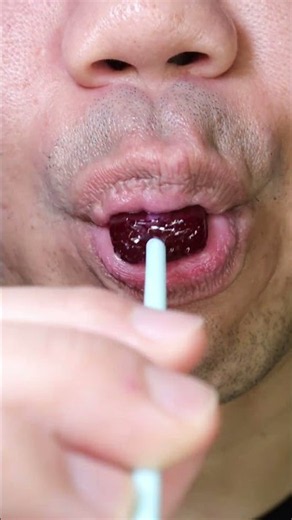ASMR 🍇 GRAPE STICK CANDY