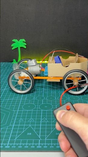 DIY Electric Old school Car #dcmotor #rccar #shorts #toys #automobile