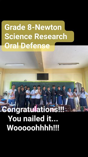 Science Investigatory Project Oral Presentation | Nom Tam