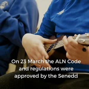 Senedd has approved the ALN Code and all regulations. The new system, supported by a £20m investment package, will go live from September 2021, over a 3-year phased implementation period. #ALNWales gov.wales/aln | Education Wales