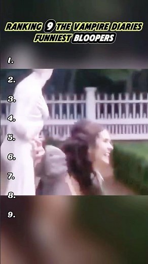 Ranking 9 The Vampire Diaries Funniest Bloopers. #bloopers #thevampirediaries