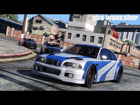 GTA 5 MOD | BMW M3 GTR (E46) NFS - Most Wanted | Police Chase!!! | PC - 60 FPS