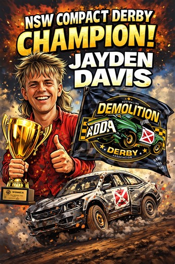 🇦🇺 LIKE, FOLLOW & SHARE 🇦🇺 Tamworth Speedway 2026 Taylor Thaboyz Blake post-derby interview with the Champion Jayden Davis, TWP Outback Derby’s Joe Dirt 🏆 #demolitionderby #derbylife #Tamworth #NSWTitle #BlakeTaylor | Australian Demolition Derby Association