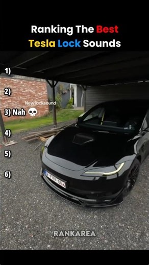 Ranking The Best Tesla Lock Sounds 💀