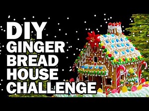 🍬 DIY Gingerbread Challenge!!! - Man Vs Corinne Vs Pin