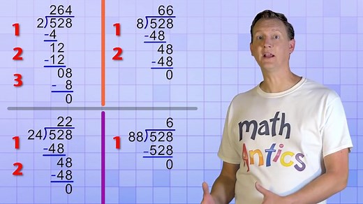 Math Antics - Long Division with 2-Digit Divisors