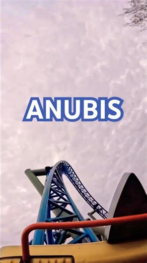 Anubis Rollercoaster Off Ride & On Ride POV ✨ #rollercoaster #themepark #anubis #plopsaland #short