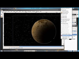 GIMP Tips # 16 - Create a Space Scene with Free Software