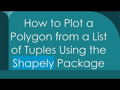 How to Plot a Polygon from a List of Tuples Using the Shapely Package