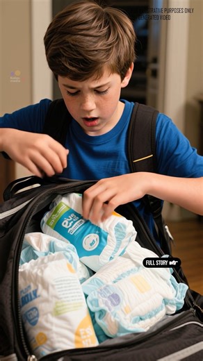 I FOUND DIAPERS IN MY 15-YEAR-OLD SON'S SCHOOL BACKPACK AND DECIDED TO FOLLOW HIM AFTER SCHOOL Lately, my son has been acting really strange. Distant, secretive — like he was hiding something from me. So, one evening, while he was eating dinner, I decided to check his backpack. And inside? I FOUND DIAPERS! I had no idea what to think. But I knew if I confronted him, he wouldn't tell me the full story. So the next morning, I did something I never thought I'd do — I followed him. As expected, he d