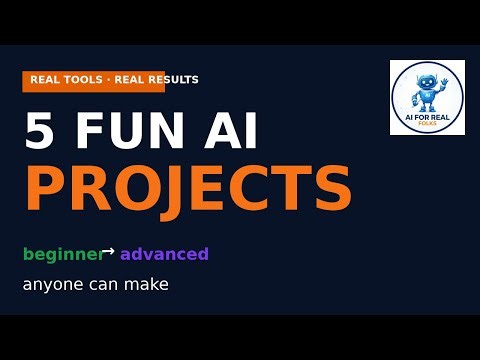 5 Fun AI Projects Anyone Can Make — Beginner to Advanced (2026)