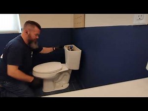 Fixing a loose and wobbly toilet