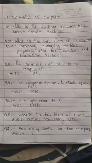 computer fundamental \\ computer fundamental MCQ question with answers