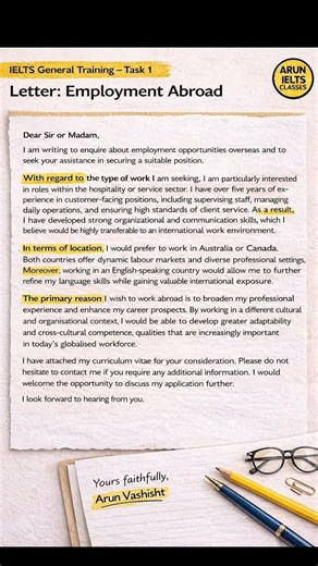 IELTS Writing task 1 template | Template for formal letter type #shorts