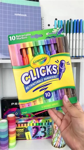 Marcadores Crayola Clicks: Lo Esencial para tu Papelería