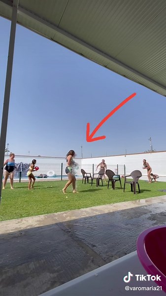 Relaxing Pool Party with Friends in the Backyard