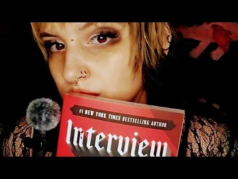 ASMR Soft-spoken Reading | 'Interview With A Vampire' by Anne Rice 🩸📖