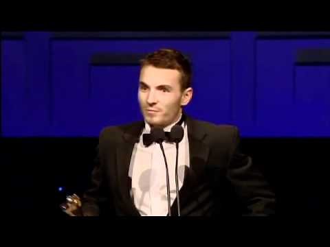 Martin McCann, IFTA Winner 2011, Best Actor in Film, presented by Kim Cattrall