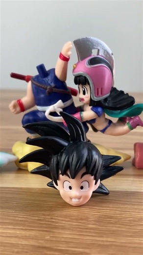 Finding The Right Head For Every Anime Character 🤯 #animefigures #shortvideo #dragoball