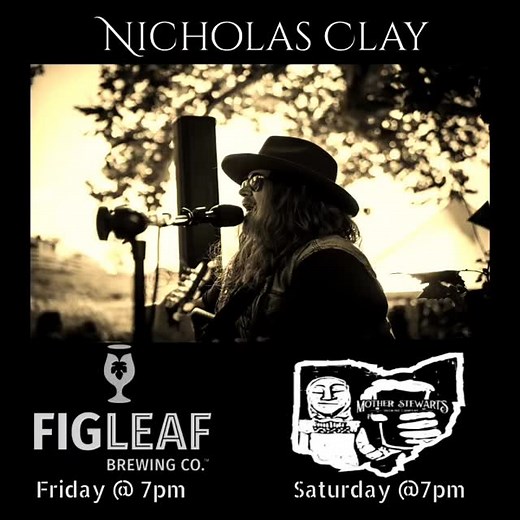 @figleafbrewco Friday and @motherstewarts Saturday. Both shows are 7pm. | Nicholas Clay